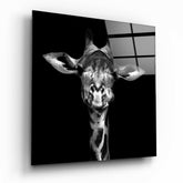 Giraffe Glass Wall Art.